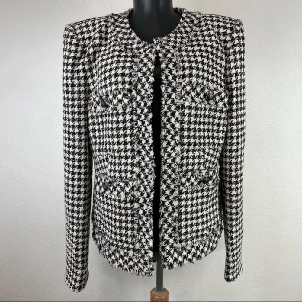 Veronica Beard Shanti Houndstooth Blazer - Picture 3 of 15